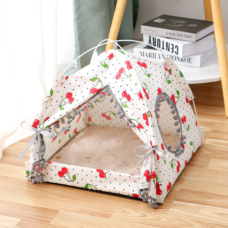 Cama cerrada para mascotas