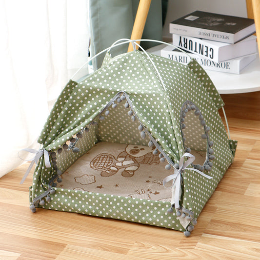 Cama cerrada para mascotas