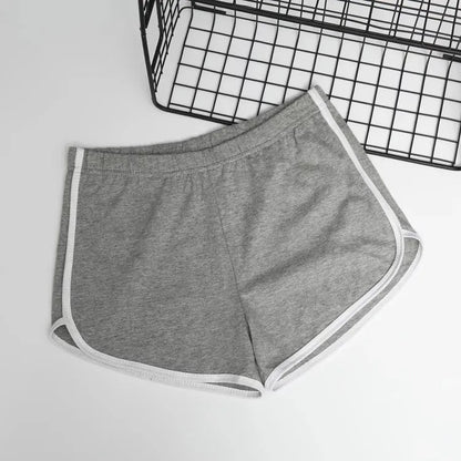 High Waist Drawstring Lounge Shorts Summer Casual Loose Fit Cotton Shorts For Women